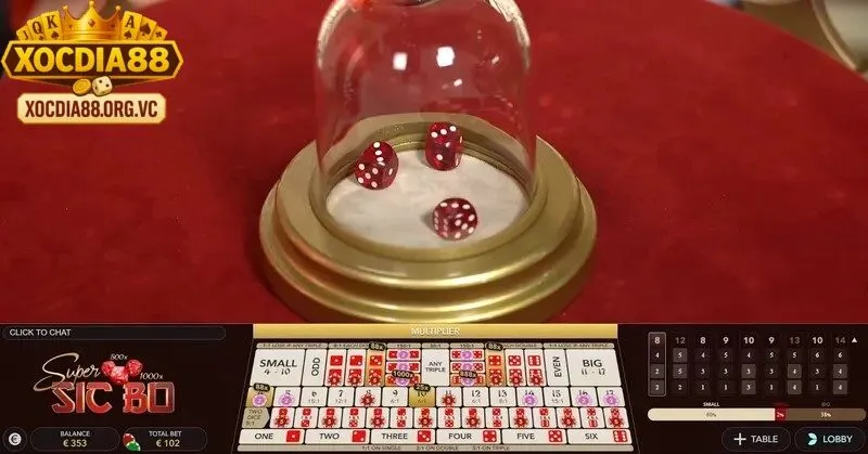 Chơi Sicbo xocdia88 vô cùng đơn giản