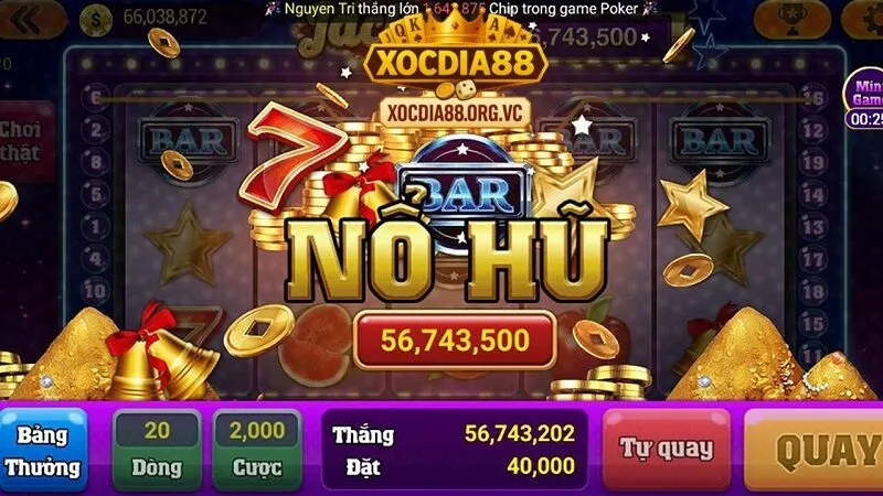 Nổ Hũ là một hình thức chơi game quay hũ nơi mỗi lượt chơi sẽ góp vào một quỹ thưởng chung